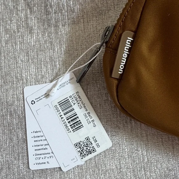 Lululemon Athletica Tan Belt Bag - Picture 2 of 5